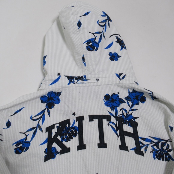 Kith White and Blue Floral Sweater/Hoodie - Picture 5 of 12